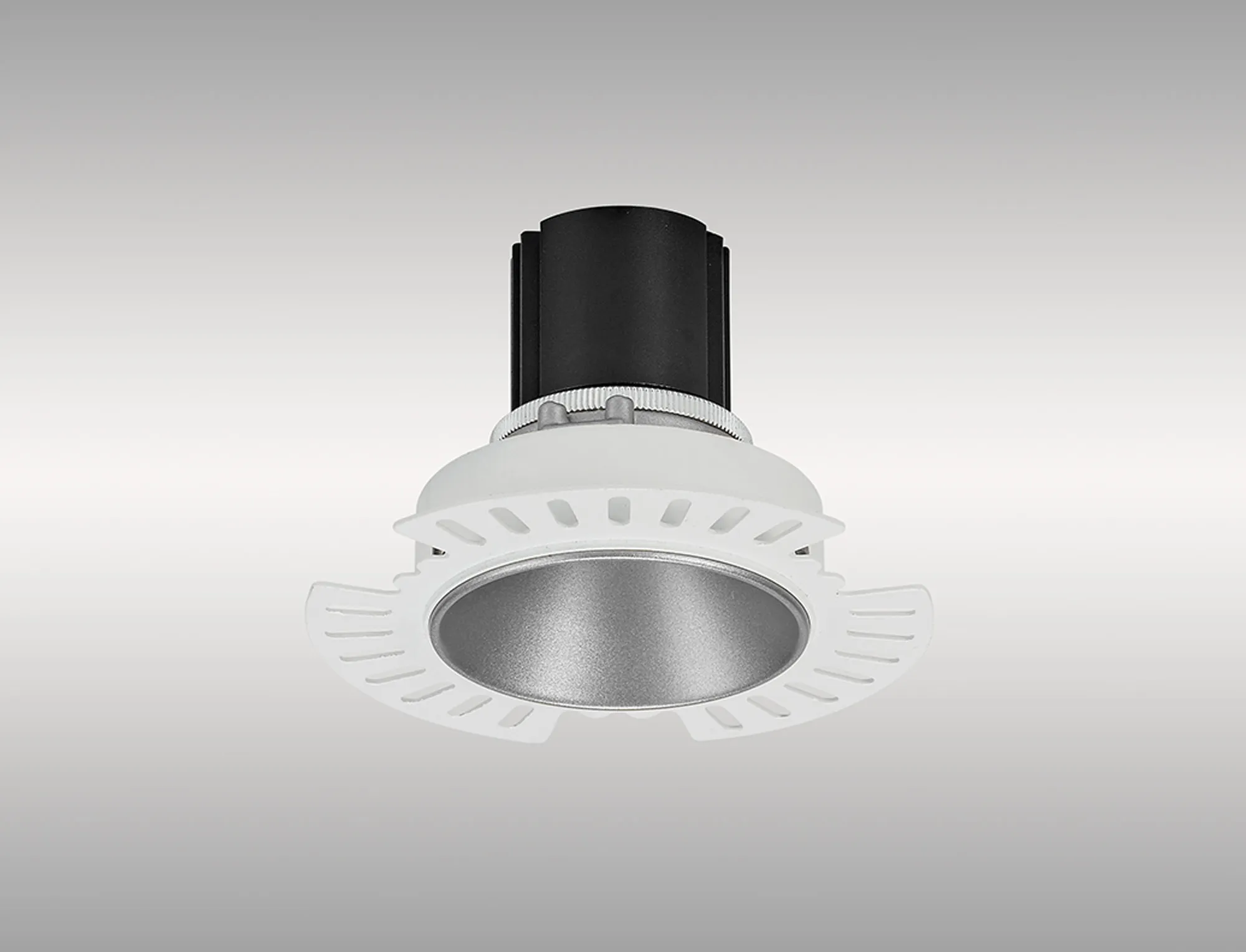 Basy 9 Tridonic Powered 9W 4000K 890lm 24° CRI>90 LED Engine, 250mA White Fixed Recessed Spotlight, IP20 DM201773  Dlux Basy 9